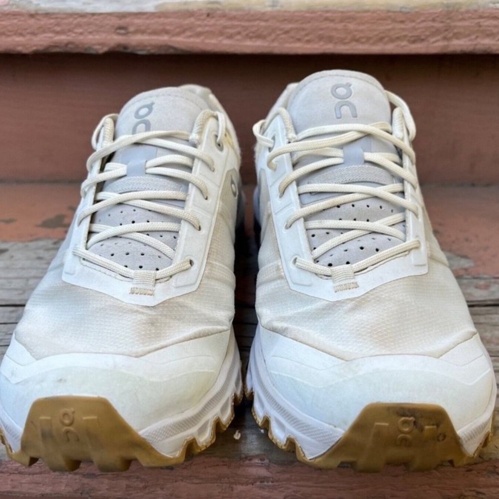 On Cloud Cloudventure White Gray Running Shoes Sn… - image 5